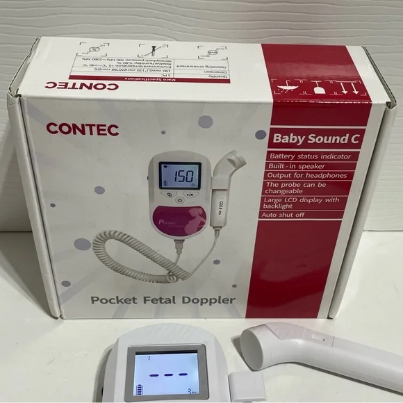 Contec Baby Sound C Pocket Doppler - Picture 2 of 5